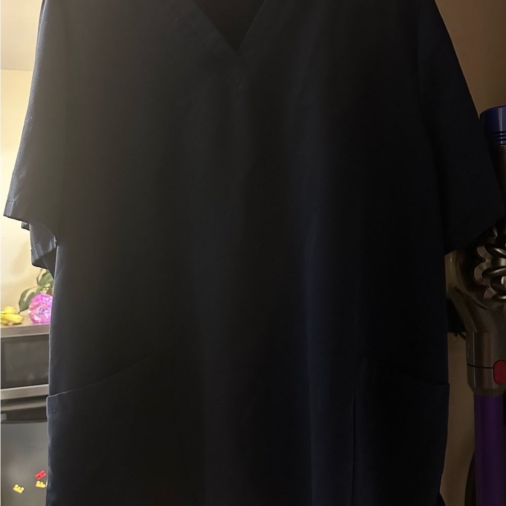 3 Dark Navy Blue Scrub Sets
